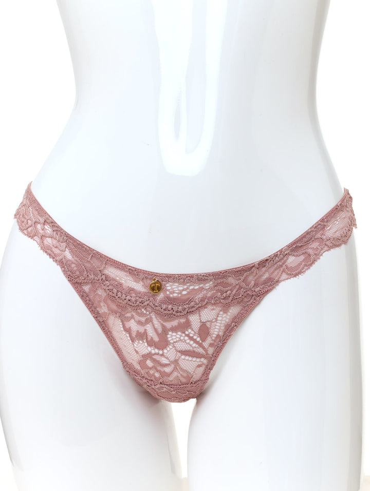 Ladies Galloon Lace Tanga - Mauve