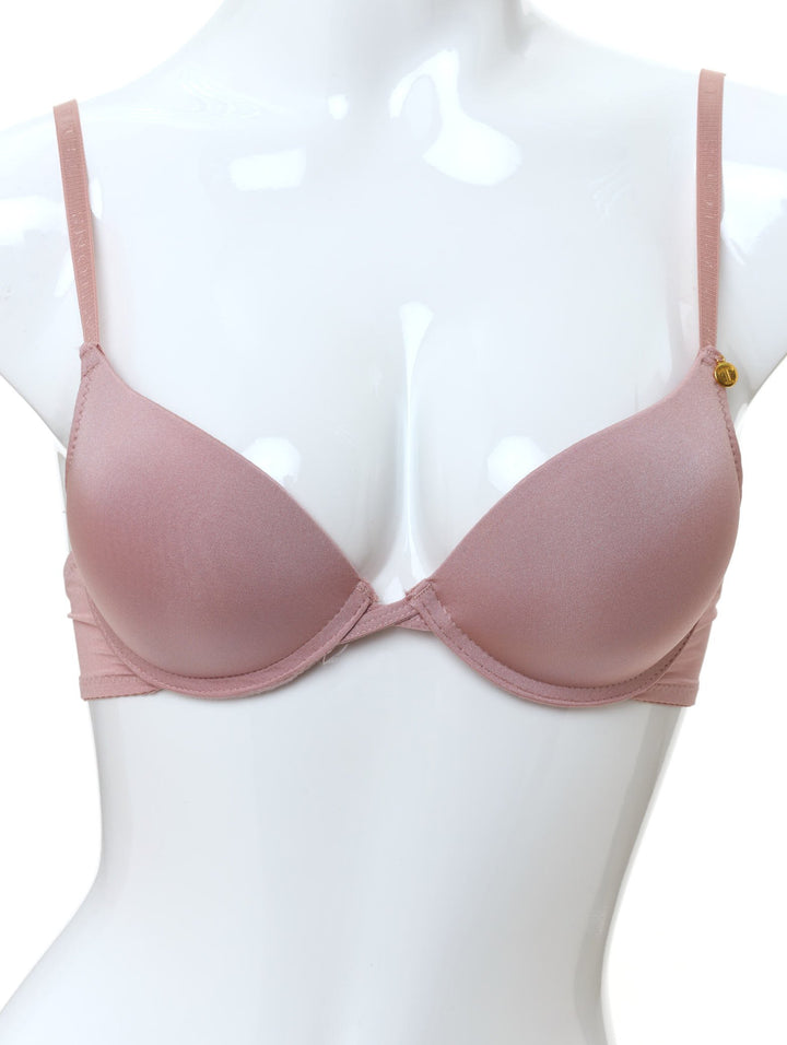 Ladies Double Push Up Bra - Mauve