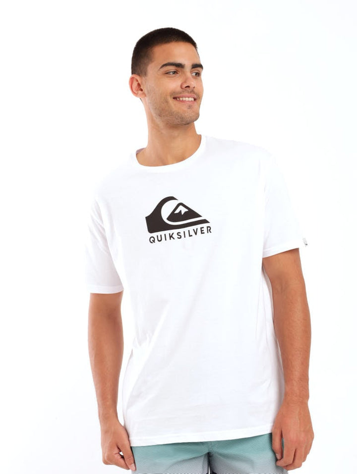 Men's Short Sleeve Comp Logo Tee - White