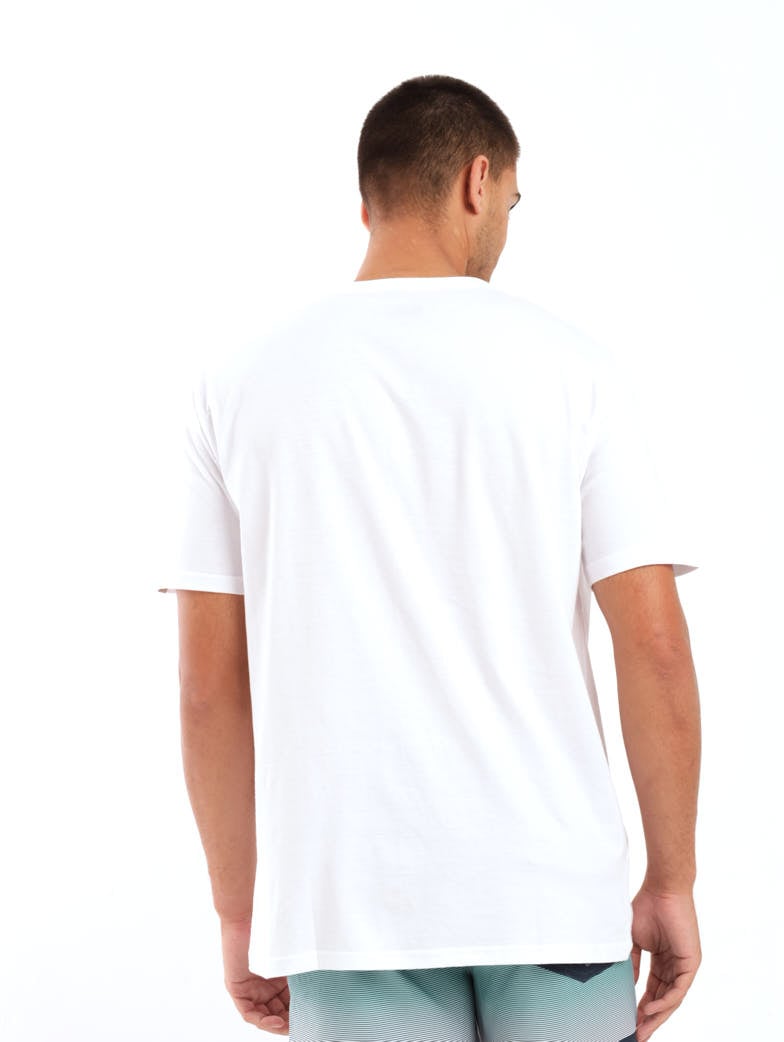 Men's Short Sleeve Comp Logo Tee - White