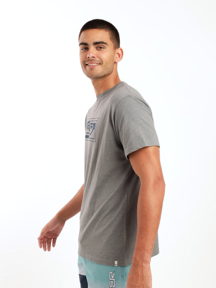 Men's Short Sleeve Psyched Vision Tee - Grey Melange