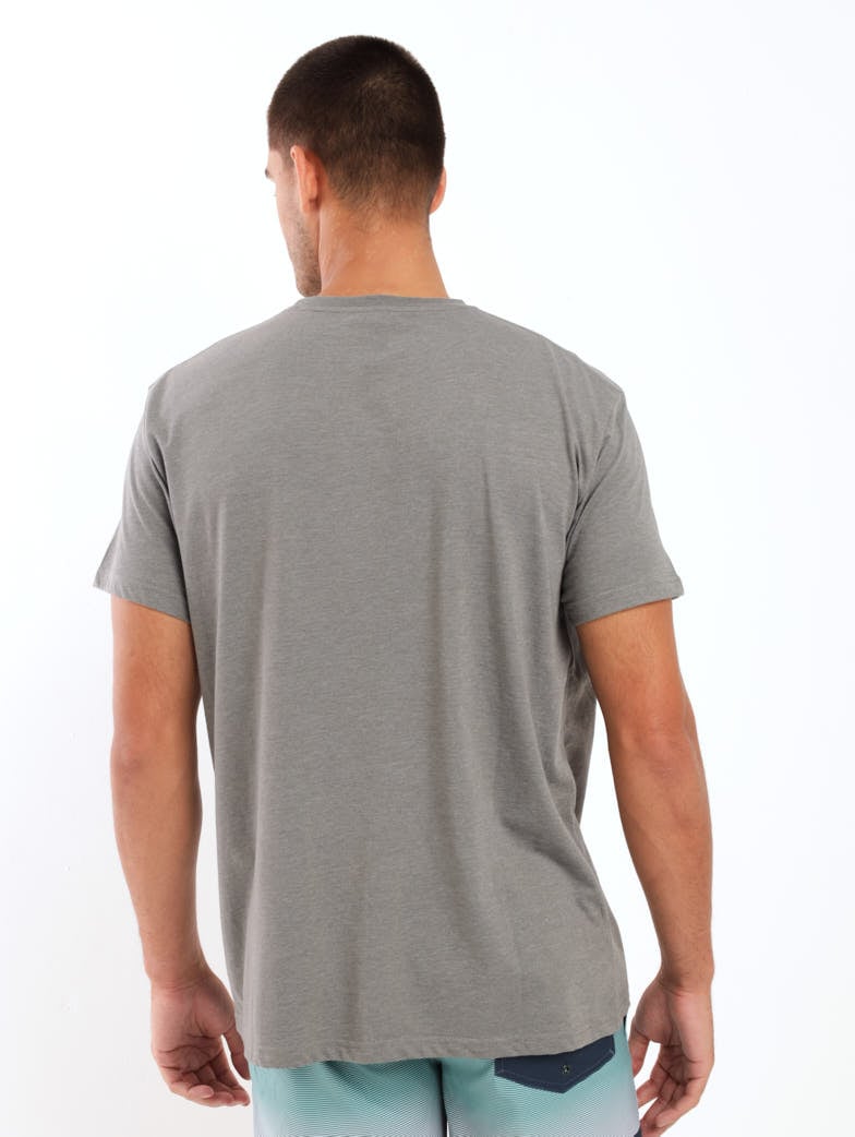 Men's Short Sleeve Psyched Vision Tee - Grey Melange