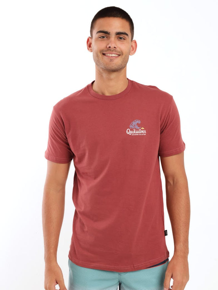 Men's Straight Up And Away Top - Burgundy