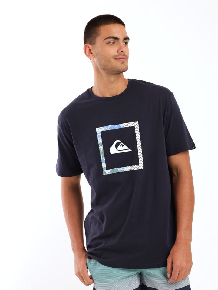 Men's Short Sleeve Funky Fills Top - Navy