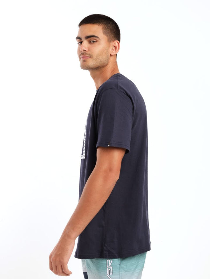 Men's Short Sleeve Funky Fills Top - Navy