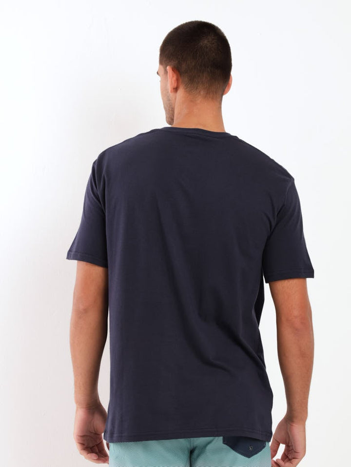 Men's Short Sleeve Funky Fills Top - Navy