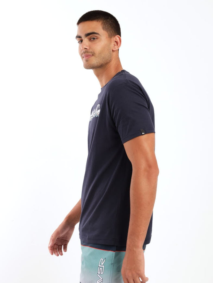 Men's Short Sleeve All Lined Up Top - Navy Blazer