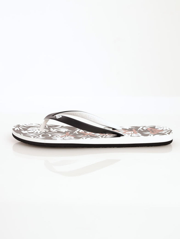 Ladies Tahiti VII Flip-Flop Sandal - Black/White