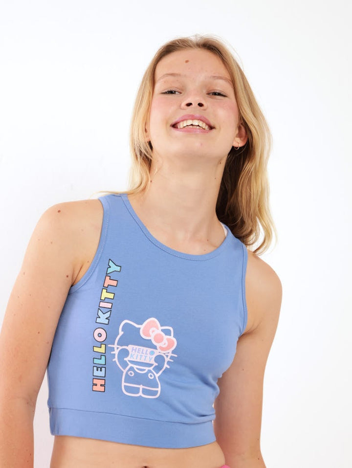 Girls Racer Vest - Blue