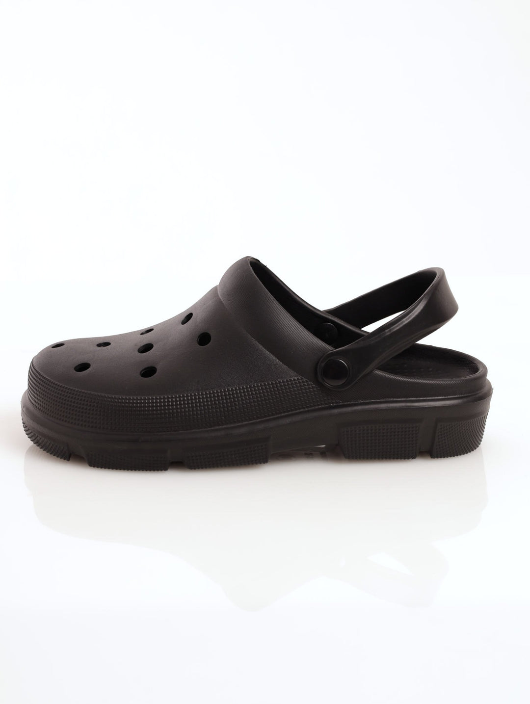 Men's Chunky Moulded Clog Sandal - Black