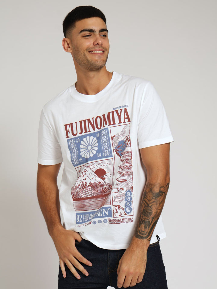 Mt Fujinomiya Tee - White