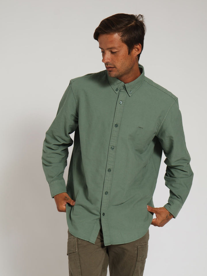 Authentic Button Down Shirt - Fatigue