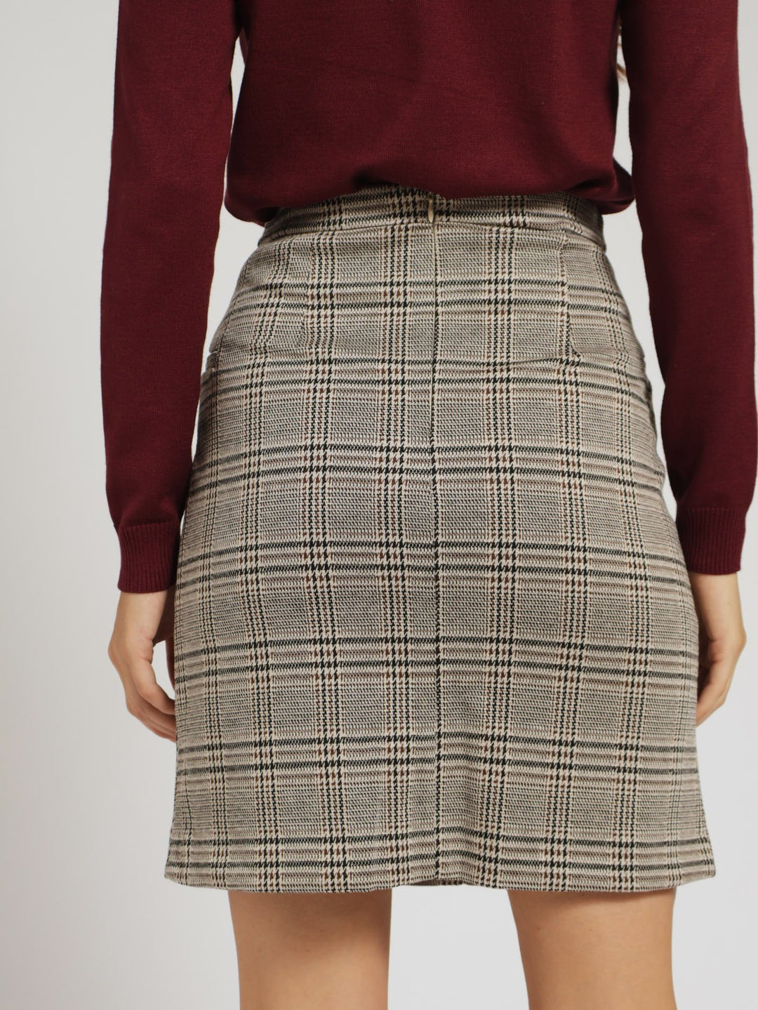 4 Button Pencil Skirt