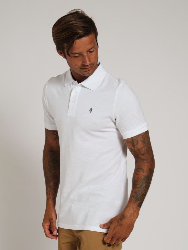 Mens - Basic Golfer Tex - White