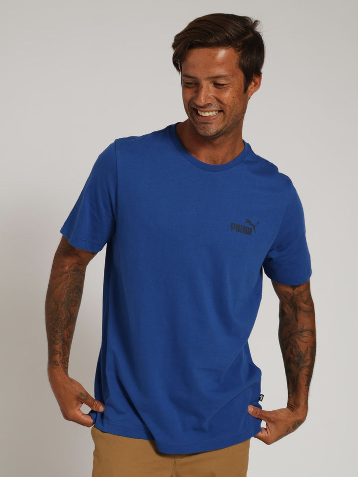 Small Logo Tee - Cobalt