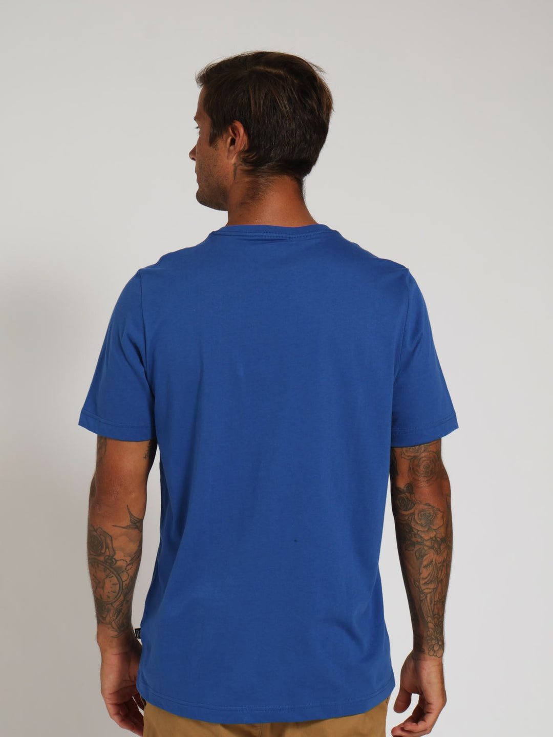 Small Logo Tee - Cobalt