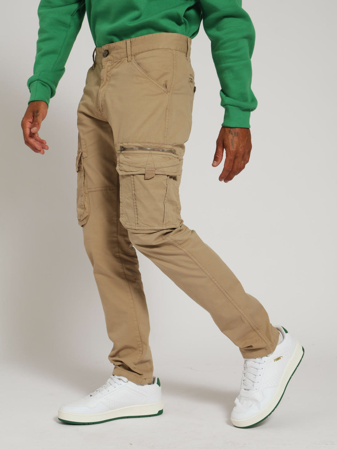 Algernon Cargo Pants - Khaki