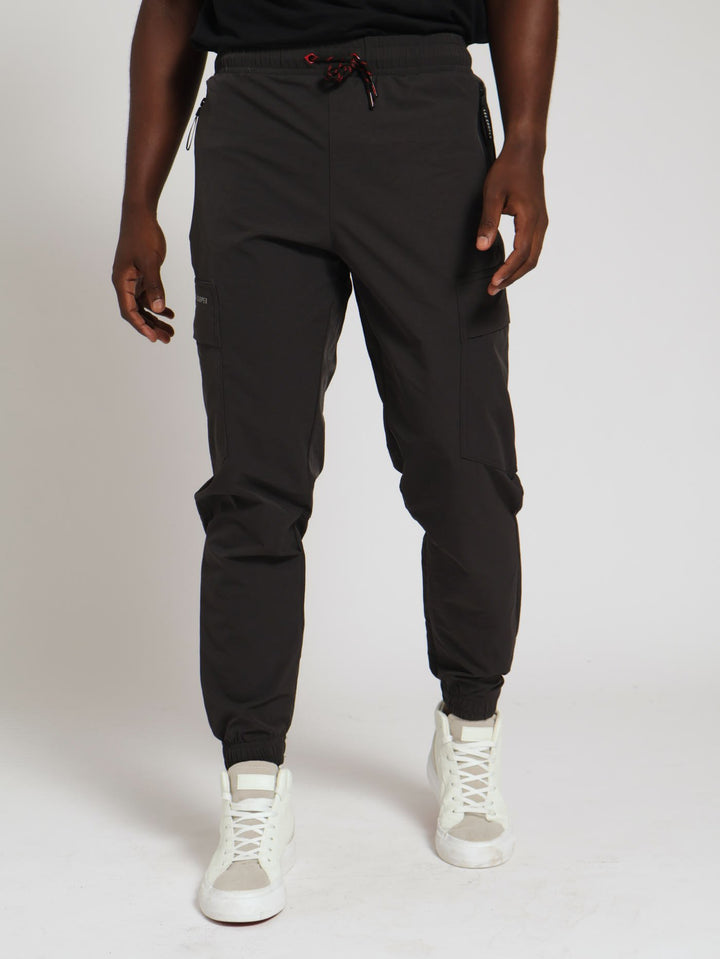 Anthony Slanted Reflective Pocket Pants - Charcoal