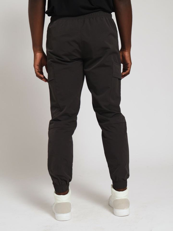 Anthony Slanted Reflective Pocket Pants - Charcoal