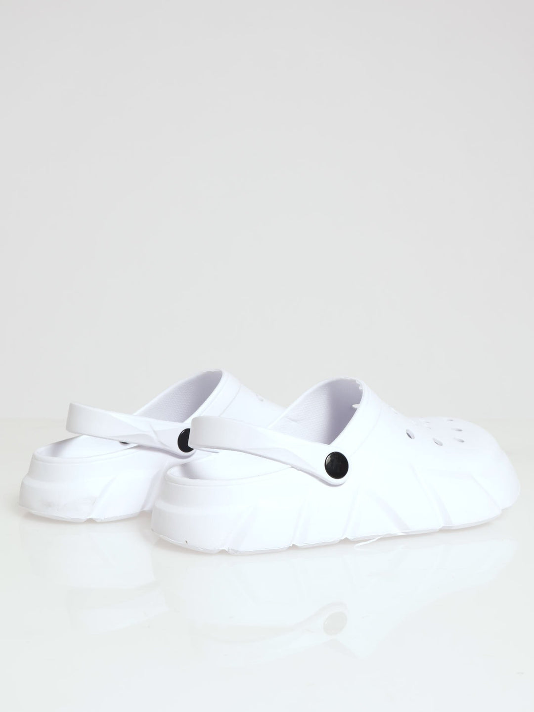 Flatform Eva Clog Sandal - White