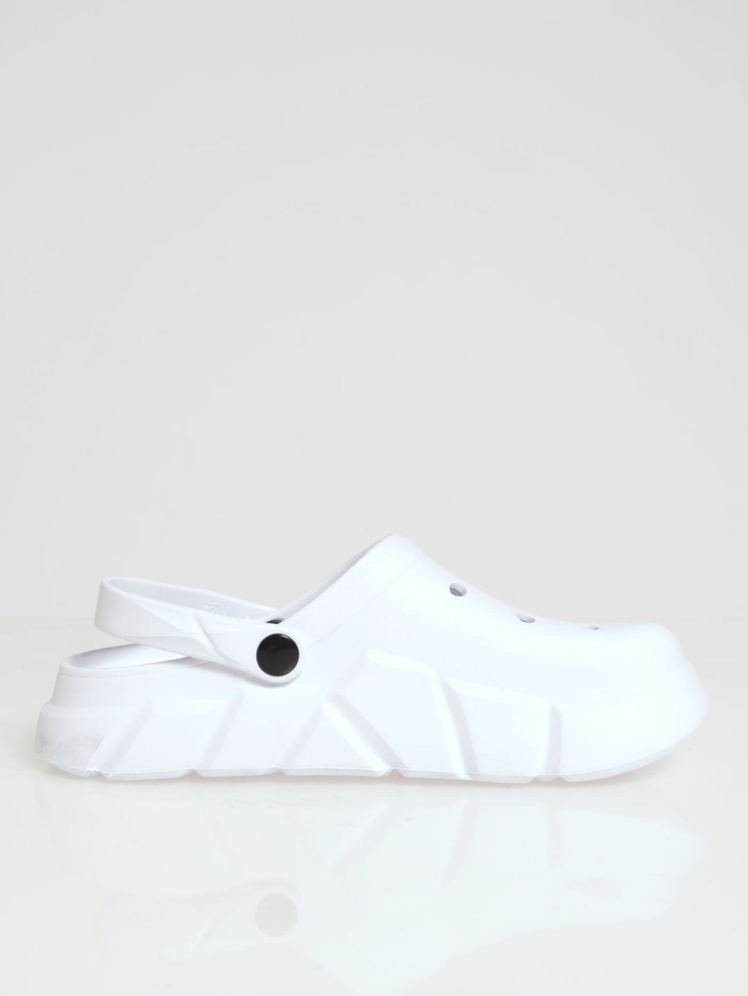 Flatform Eva Clog Sandal - White