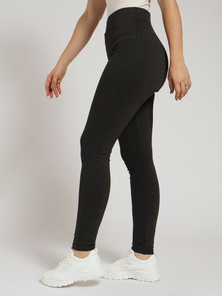 Ponte Leggings  - Charcoal Melange