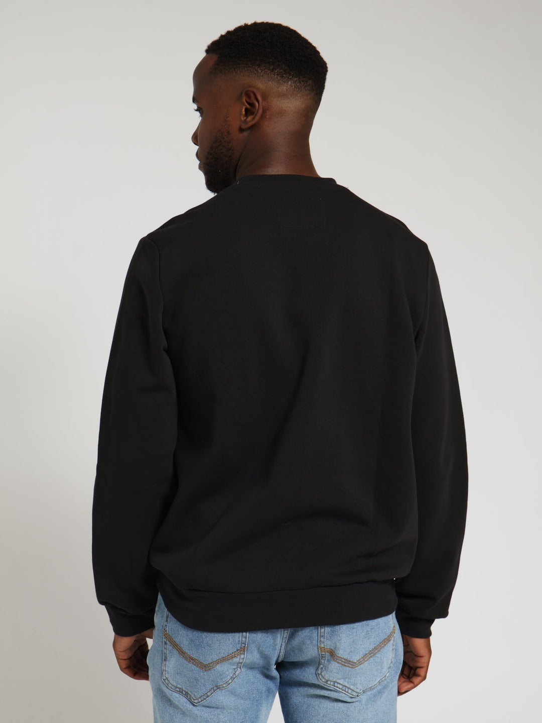 Basic Crew Sweater - Black