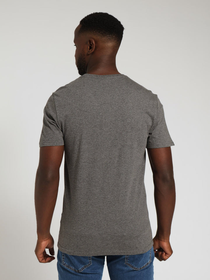 Crew Neck Tee - Charcoal