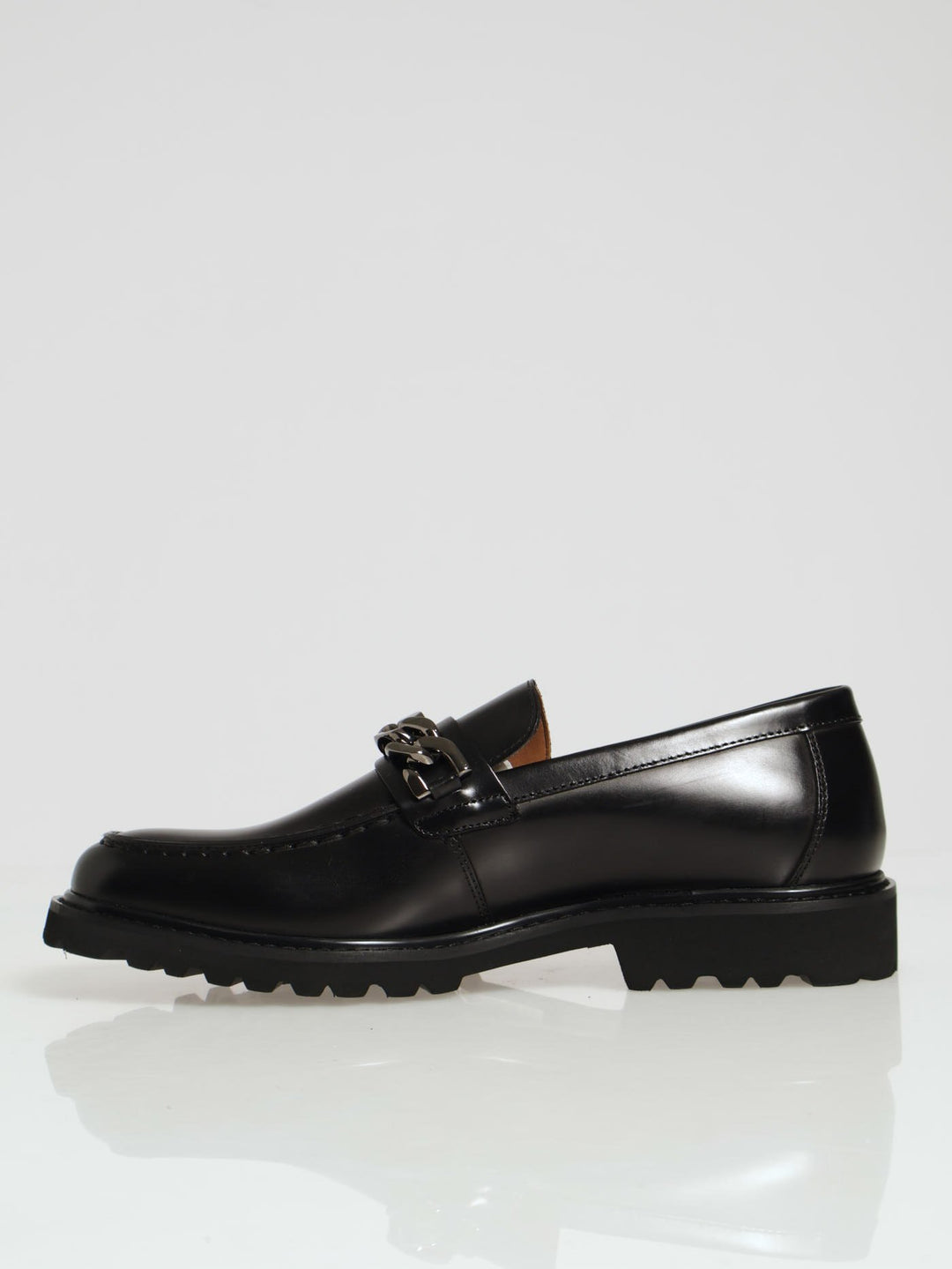Kallix Track Outsole Chunky Loafer - Black