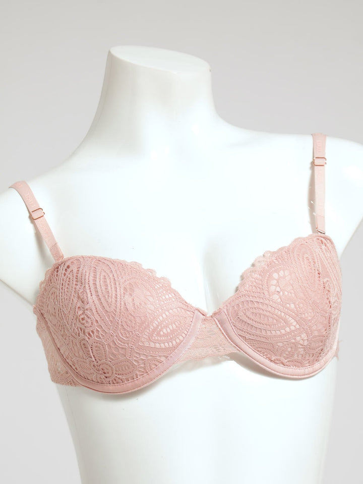 2 Pack Galloon Lace Multi Way Bra - Seashell/Coffee