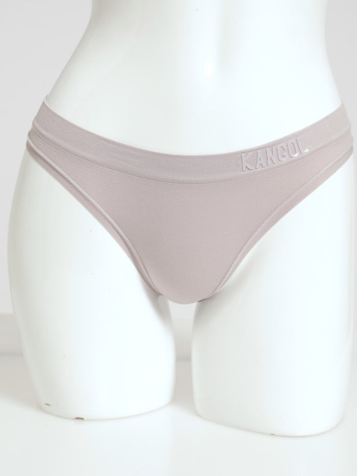 3 Pack Plain Seamless Thongs - Lavender Haze/Silver