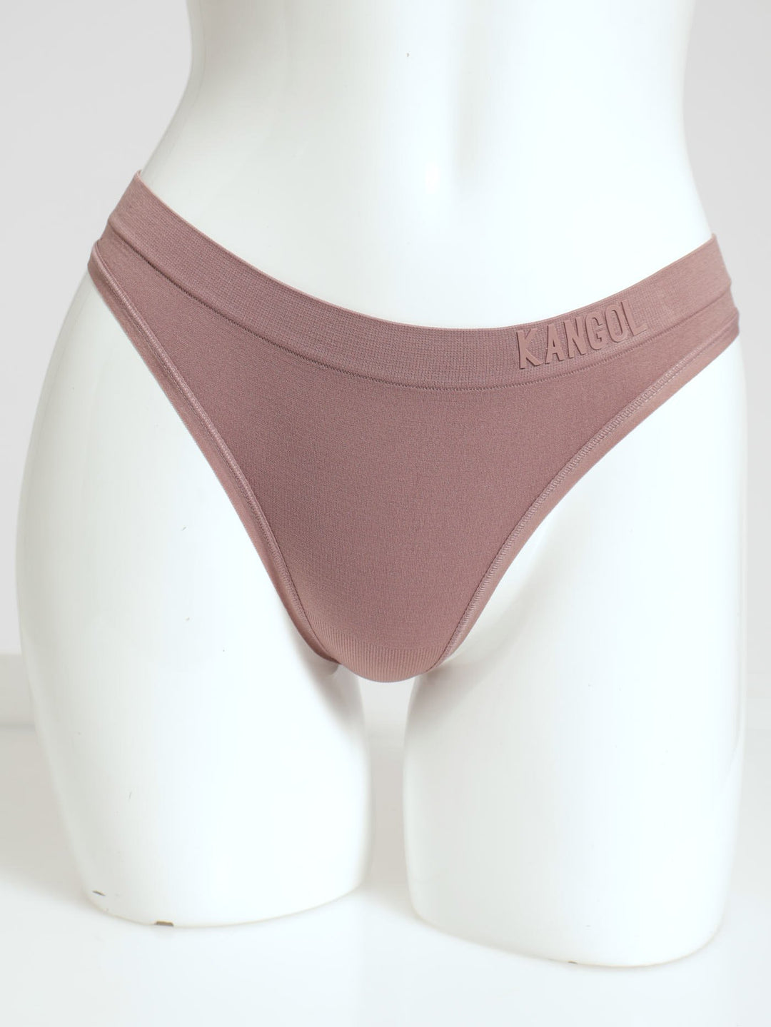 3 Pack Plain Seamless Thongs - Lavender Haze/Silver