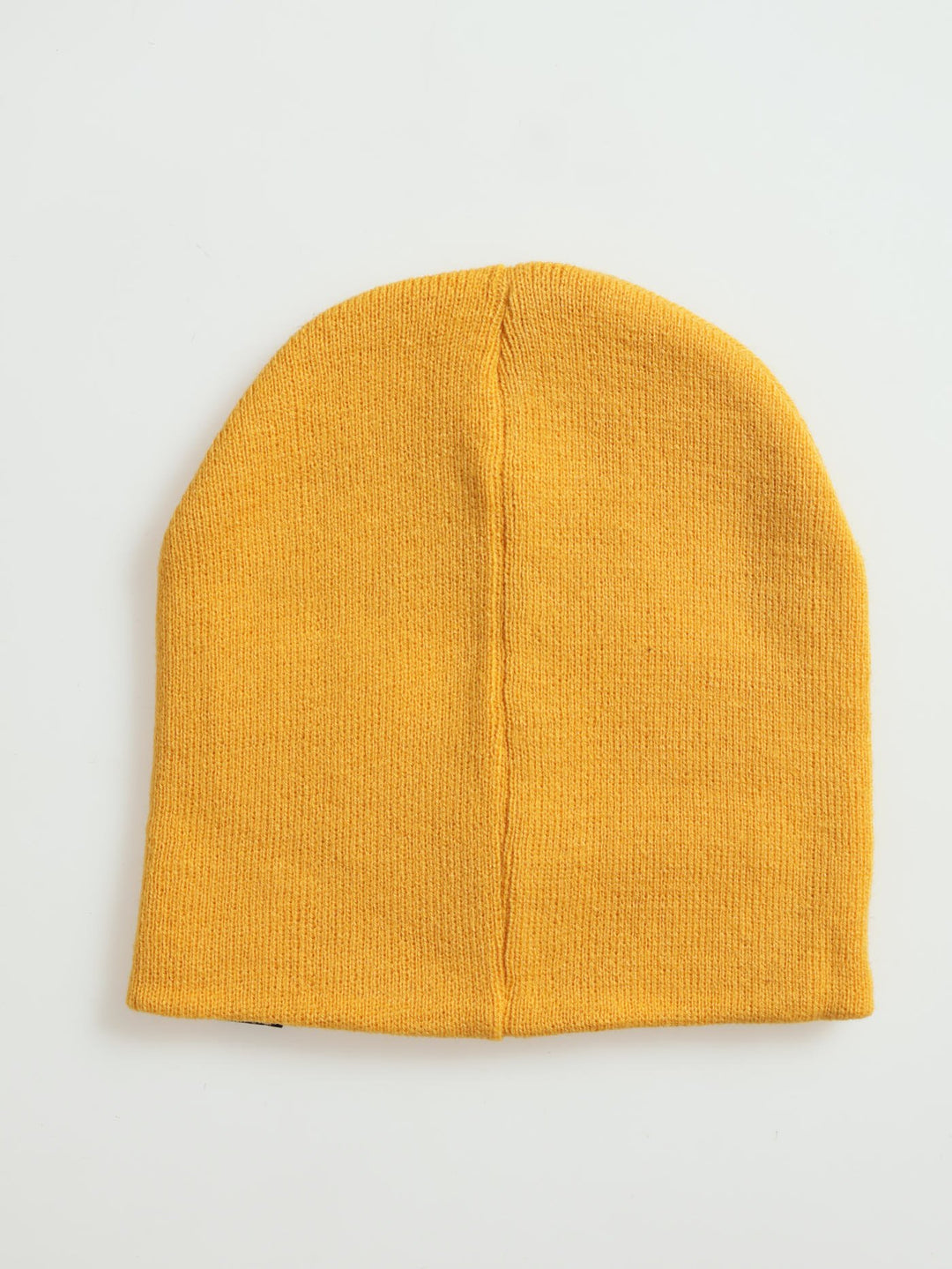 Micro Knit Beanie - Dark Yellow