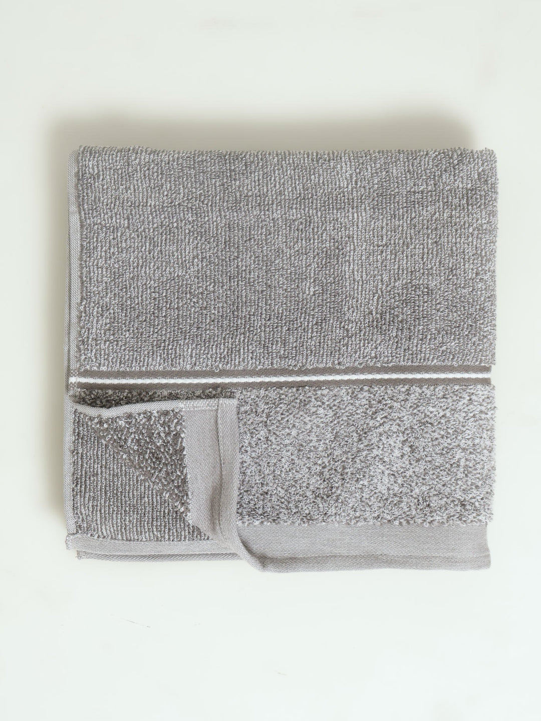 Premium Melange Bath Towels - Charcoal