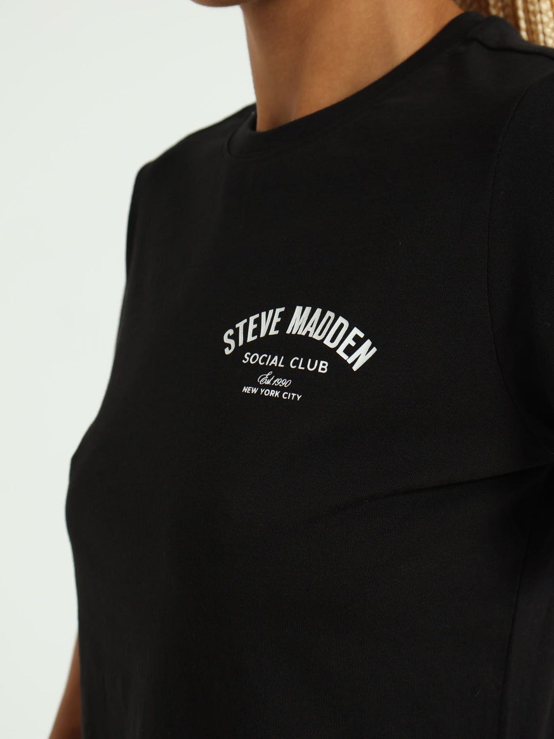 Pamala Basic Logo Tee - Black