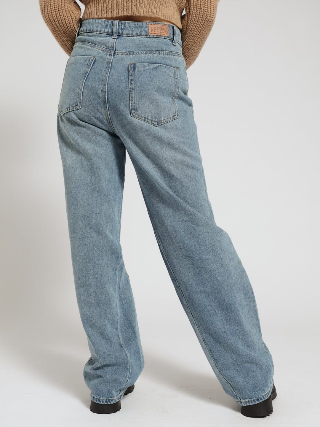 Seam 90's Denim Jean - Light Stonewash