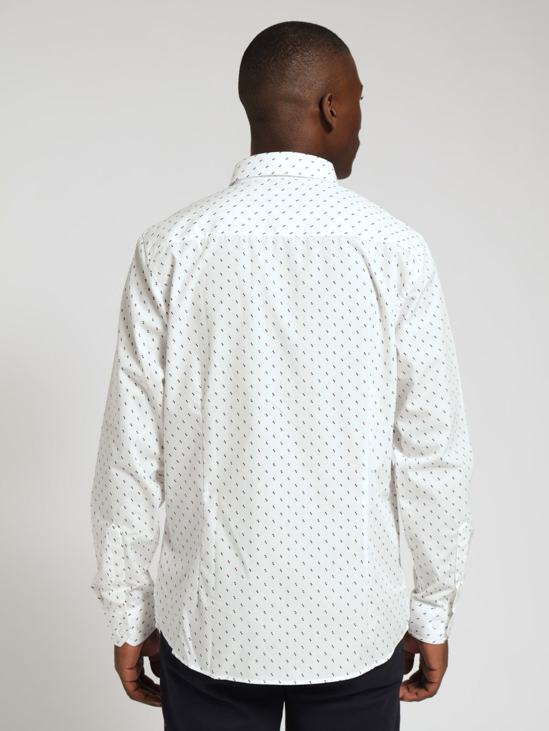 Premium Duo Geo Shirt - White