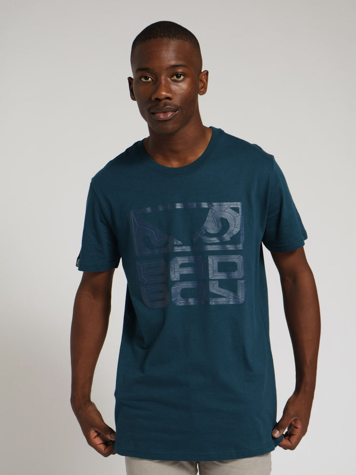 Bevel French Tee - Petrol