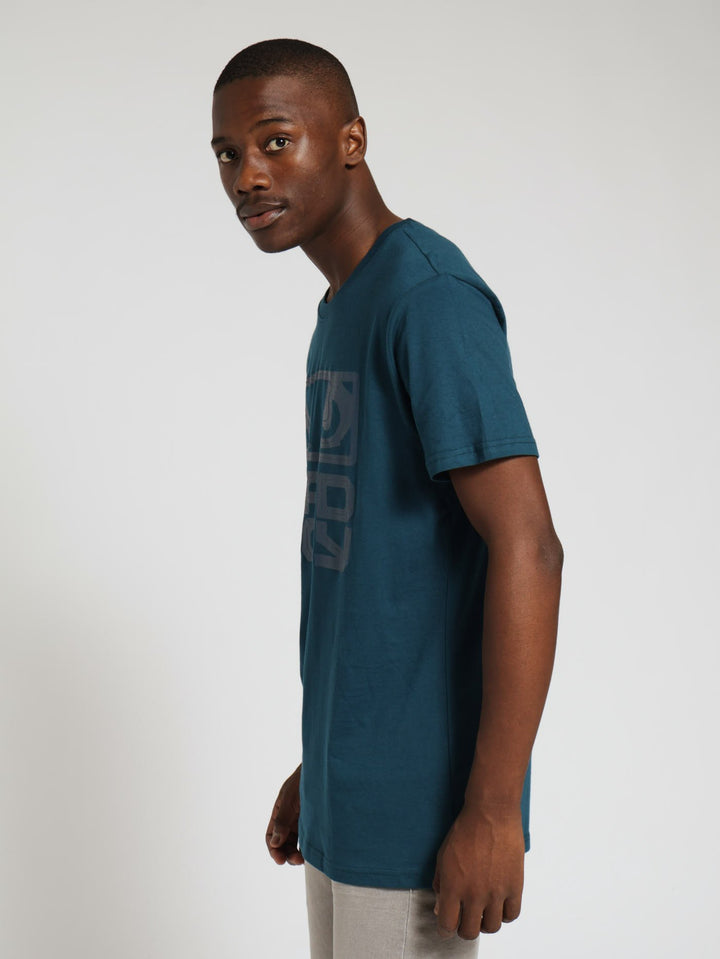 Bevel French Tee - Petrol