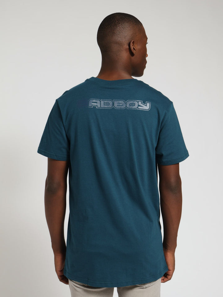 Bevel French Tee - Petrol