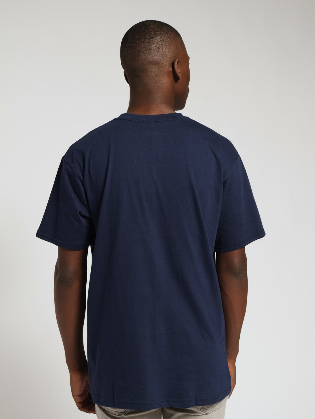 Script Logo Tee - Navy