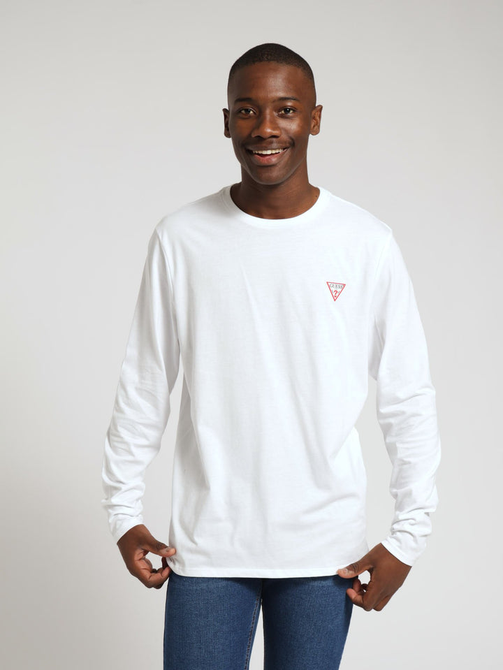 Long Sleeve Core Tee - White