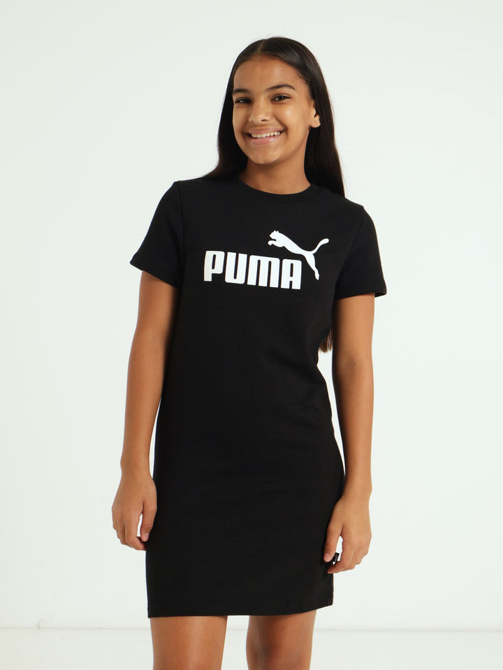 Girls Logo Dress - Black