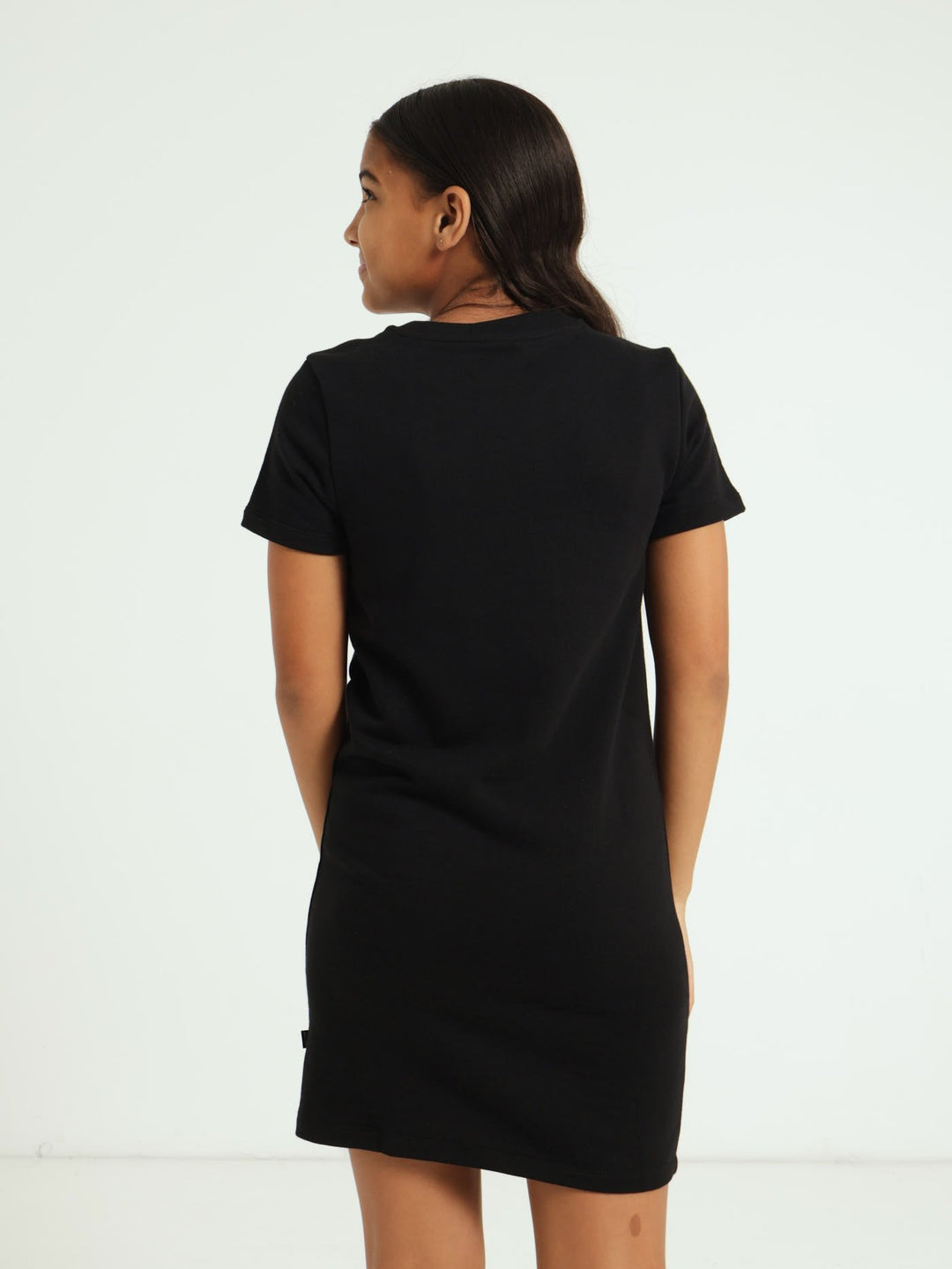 Girls Logo Dress - Black