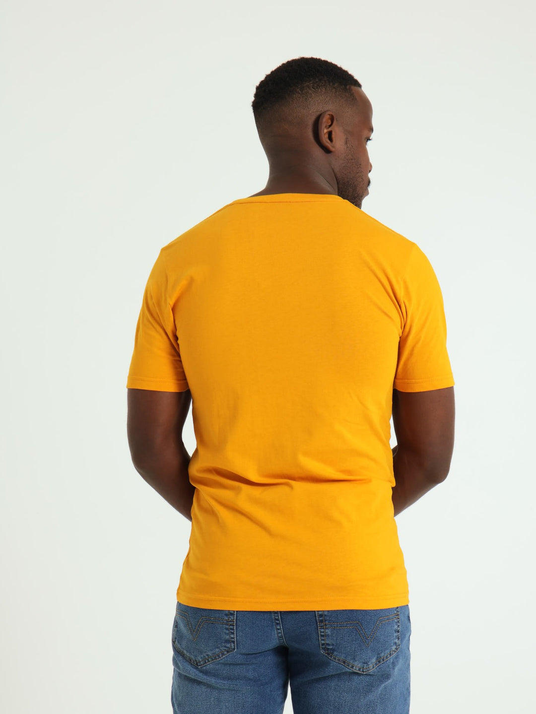 Drawing Printed Tees - Mustard