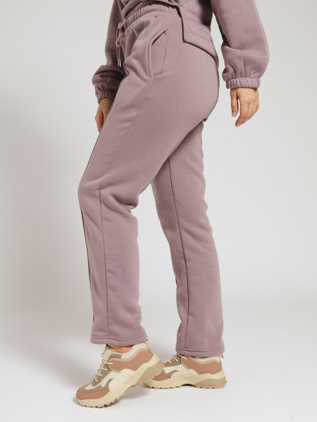Pinched Seam Jogger - Taupe