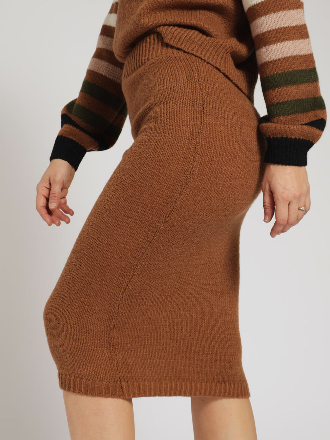 Midi Pencil Skirt - Ginger