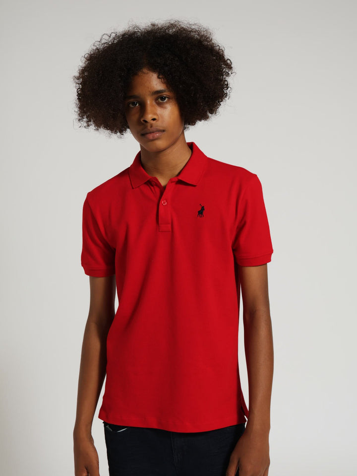 Boys Austin Golfer - Red