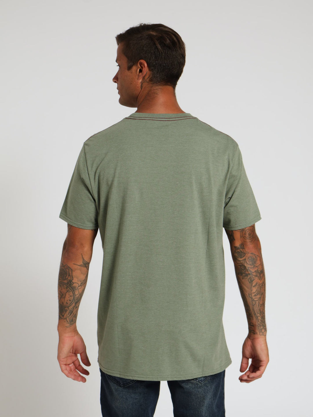 Big All Brand Tee - Sage