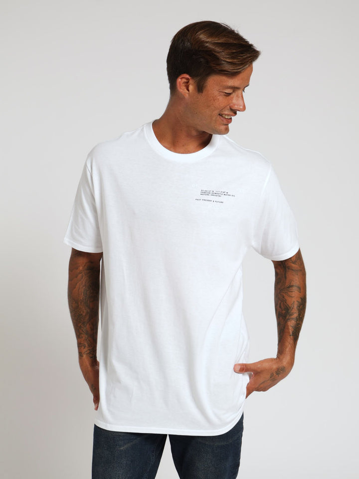 Reflective Base Tee - White